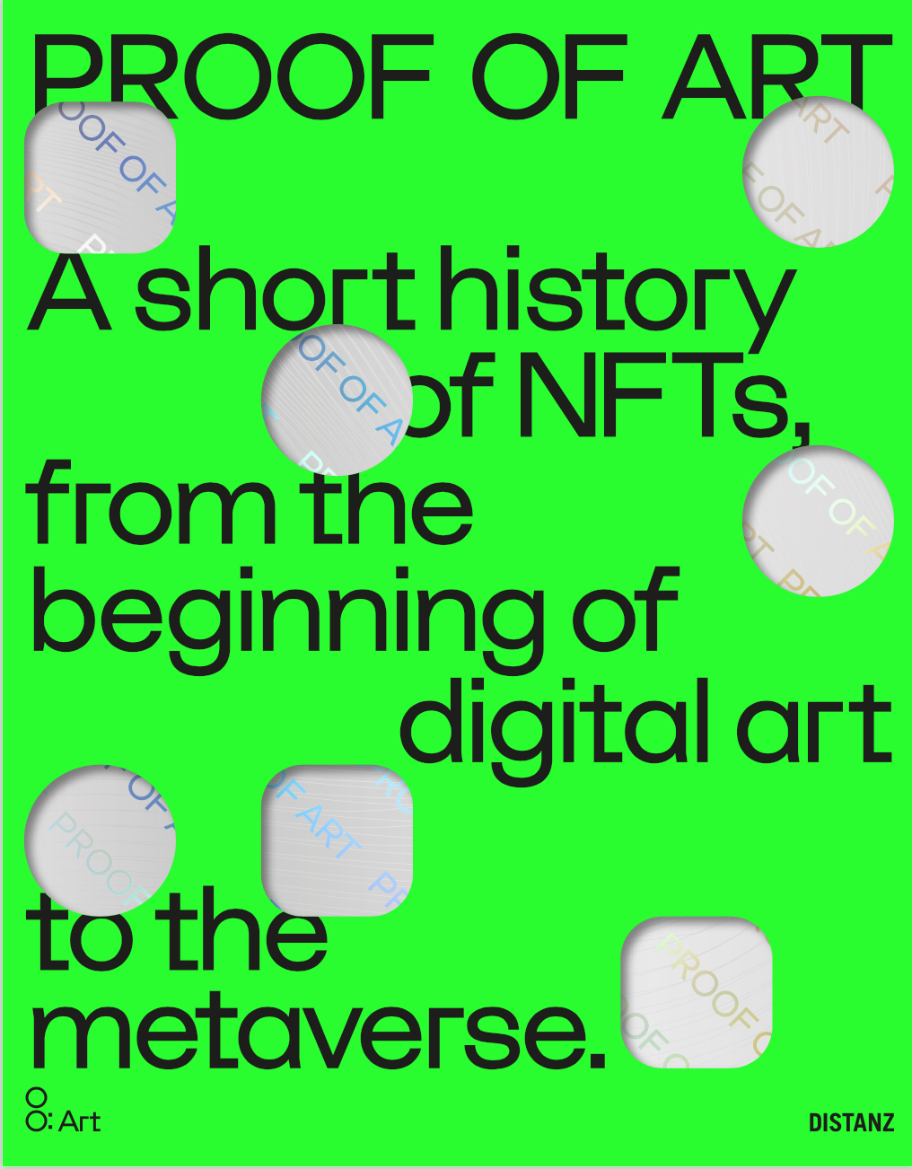 Buchcover PROOF OF ART – A short history of NFTs, from the beginning of digital art to the metaverse