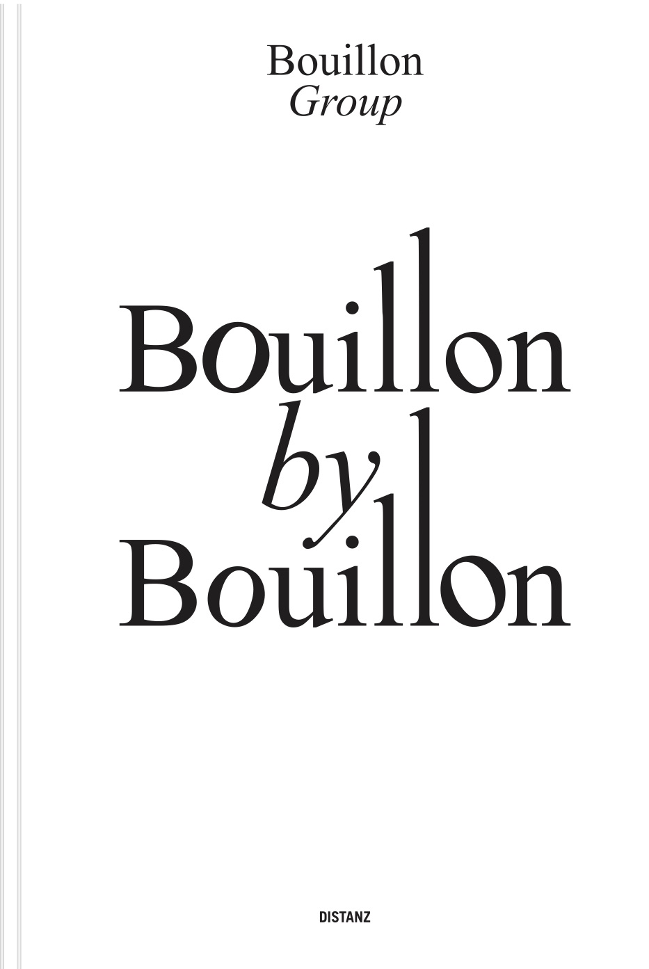 Buchcover Bouillon by Bouillon