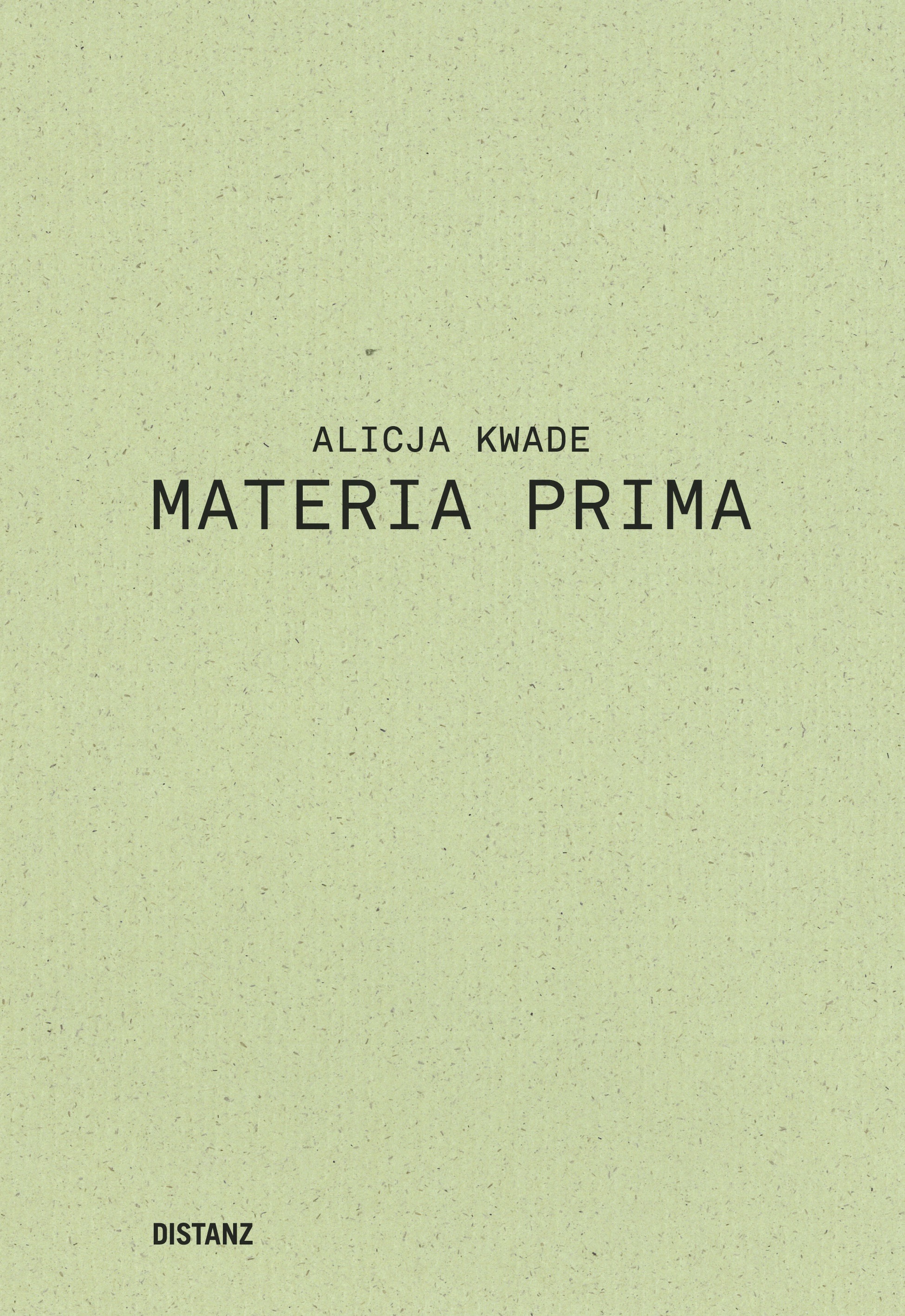 Buchcover Materia Prima