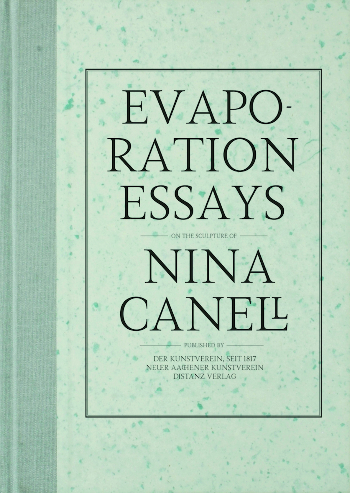 Buchcover Evaporation Essays