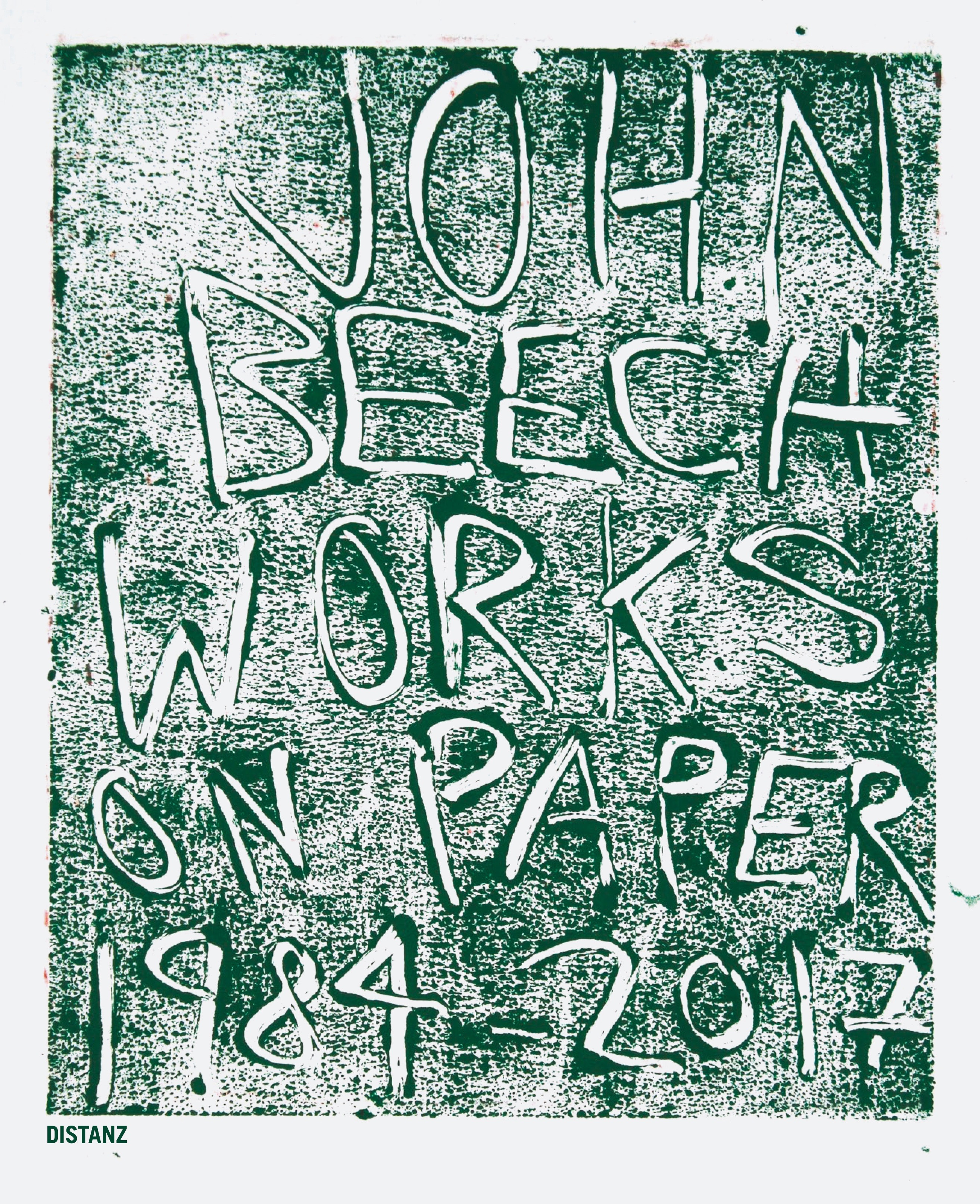 Buchcover Works on Paper 1984 - 2017
